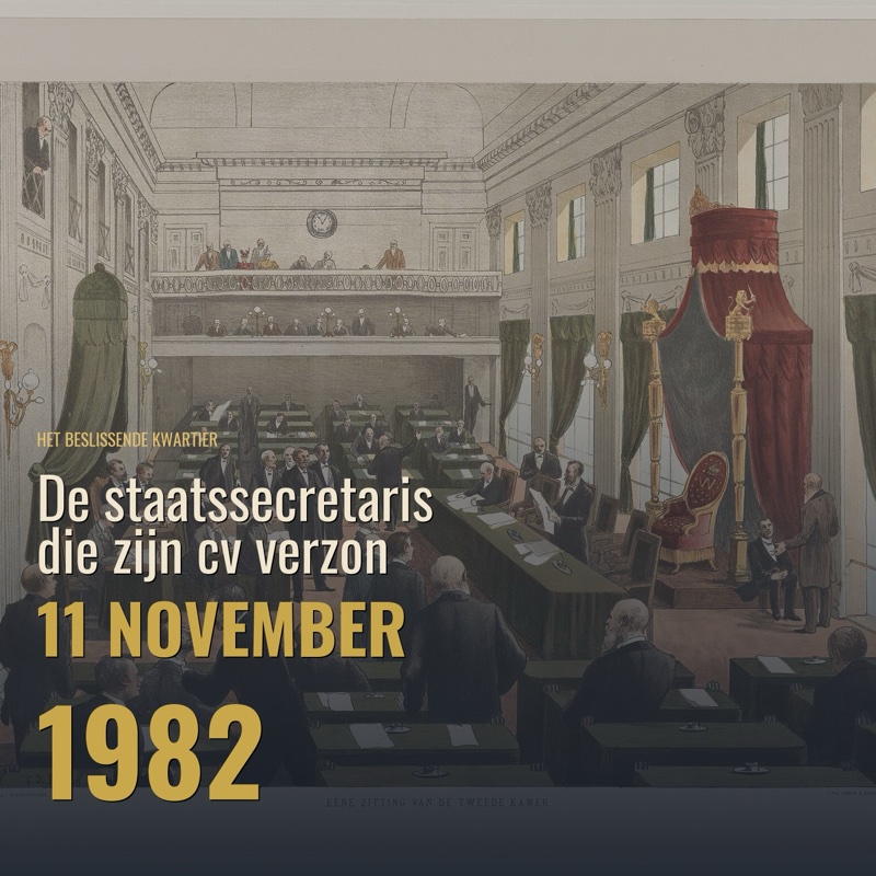 Cover De staatssecretaris die zijn cv verzon